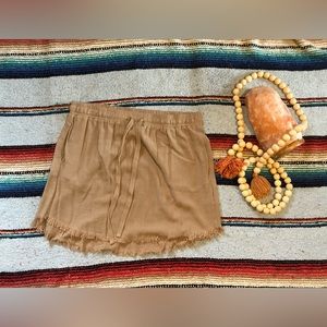 Umgee High Waisted Mini Skirt